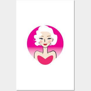 Marilyn in Pink Posters and Art